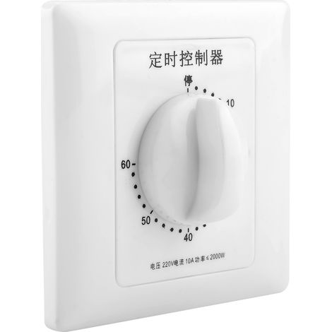 Minuteur de pompe à eau 220 V, compte à rebours mécanique, commande intelligente pour intérieur (1/5)