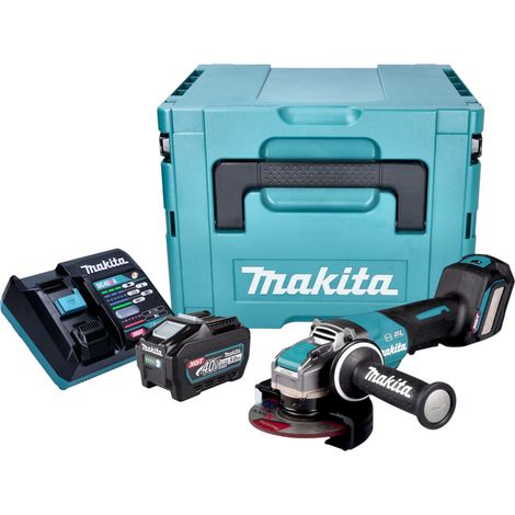 Makita GA 044 GT101 Smerigliatrice angolare a batteria 40 V max. 125 mm X-LOCK Brushless + 1x batteria ricaricabile 5,0 Ah + caricabatterie + Makpac (1/5)