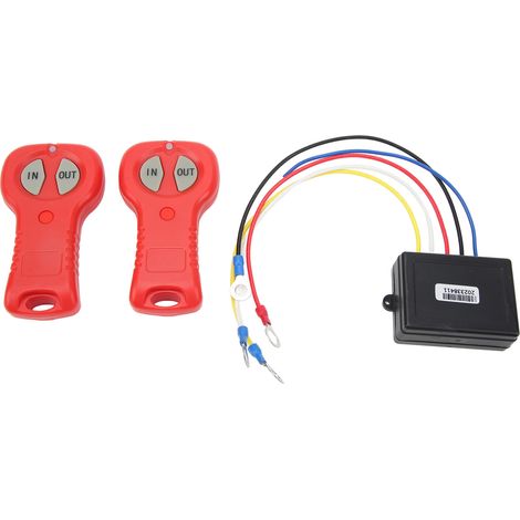 Télécommande Sans Fil pour Treuil DC12V 24V Réponse Rapide Haute Sécurité pour Camion 4x4 SUV VTT (1/5)
