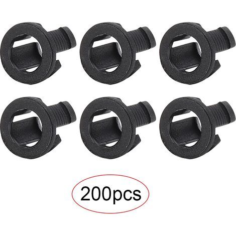 Support de Diode, 200 Pièces Support LED Accessoire de Composant électronique Support de Support de Diode en Plastique Noir 5 Mm ABS, électricien et Outils électroniques, Outils. (1/5)