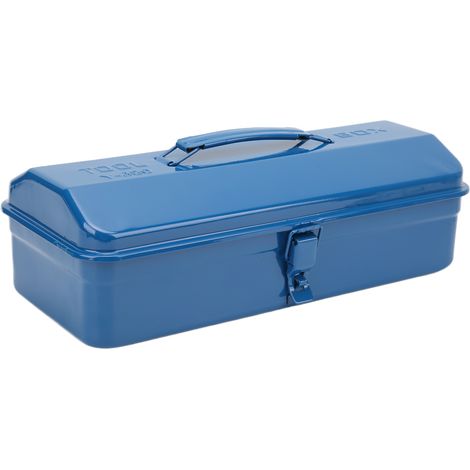 Coffre à outils portable en acier, grande capacité, organiseur de rangement robuste pour voiture, boîte à outils métallique spacieuse (1/5)