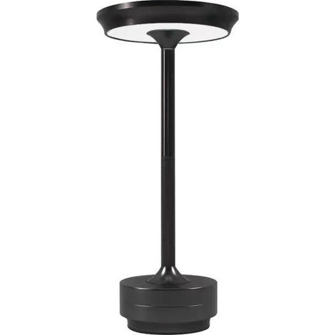 Lampada da tavolo ricaricabile senza fili con batteria da 2600 mAh, 3 modalità di colore, regolazione continua dell'intensità luminosa con controllo touch, lampada moderna per scrivania/letto/camerett