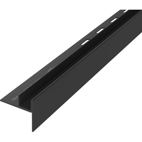 Mexen Line-B listwa de pendiente para vidrio 120 cm derecha, negra - 187004120R (1/5)