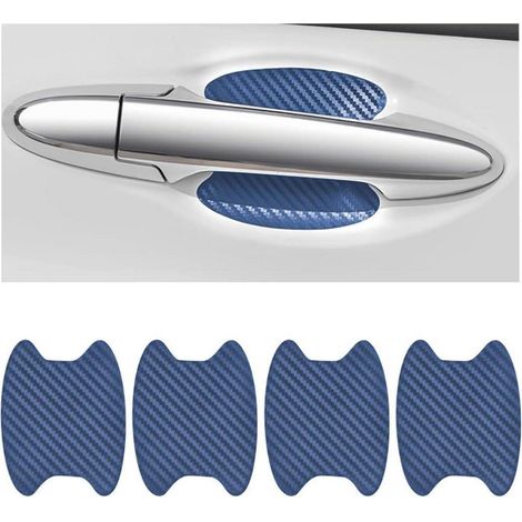 Autofolie Carbon Schutzfolie Kratzschutz Autosticker 4er Blau (1/5)