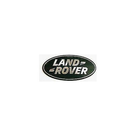 Crea – Badge de calandre Land Rover vert chrome 45x85 mm – Plastique ABS solide – Installation facile avec ruban adhésif 3M