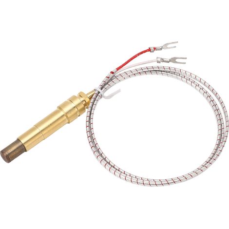 Thermopile de remplacement de 91 cm (36 pouces) pour générateur de cheminée, pièces de thermopile, accessoires de thermocouple avec manchon en cuivre pour cuisinières à gaz, fours et chauffe-eau Glo (1/5)