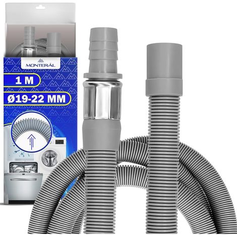 1 Rallonge Tuyau Vidange 1m Ø19-22mm Plastique Résistant Lave Linge Lave Vaisselle