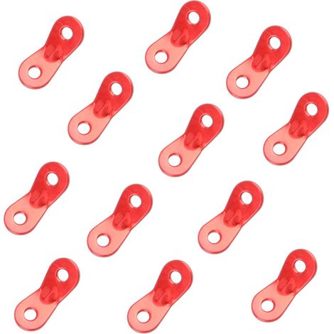20 Aluminium-Karabiner für Outdoor-Ausrüstung, leichte Sicherheitsverschlüsse zum Klettern, Campen und Wandern