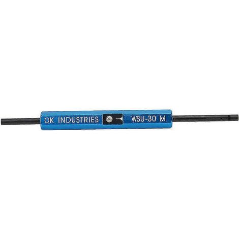 Cet outil manuel 3 en 1 pour enrouler, dénuder et retirer les fils monobrins convient aux fils AWG 30 (WSU 30M). (1/5)