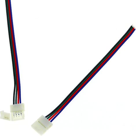 Connettore Spinotto 12v RGB per striscia led Rgb