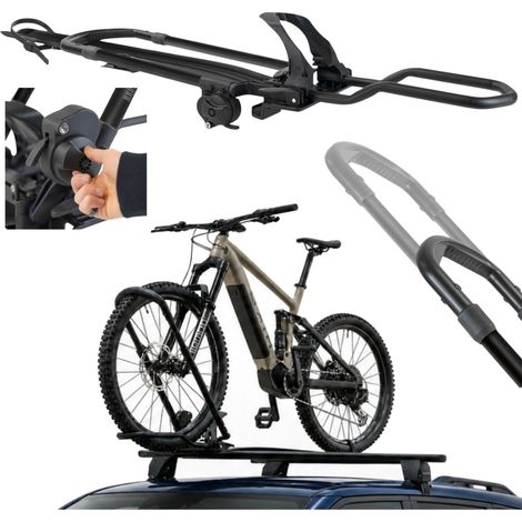 Menabo Clover DX Dachgepäckträger rechts für Fatbikes und E-Bikes, schwarz (1/5)