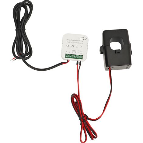 WIFI Smart Energy Meter APP Real Time Power Consumption Monitor with 200A CT Clamp AC90‑250V