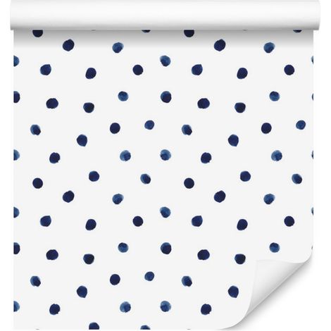 Papier peint à petits pois pour salon et chambre 50x1000 cm (1/5)