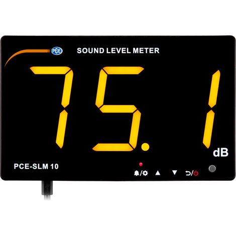 PCE-Instruments PCE-SLM 10 sonómetro negro preciso (1/5)
