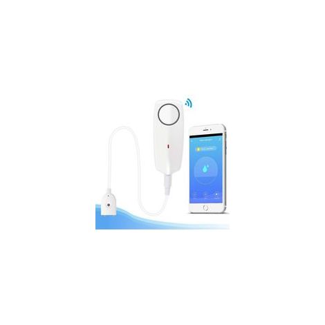 Capteur d'alarme d'eau avec détecteur de Fuite WiFi à Bruit Fort de 60 DB, Alarme de Fuite de débordement, leaker (1/5)