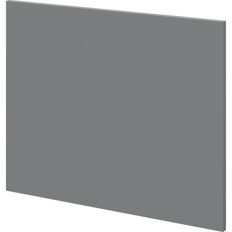 Satin Grey MDF 700mm L Shaped End Bath Panel (1/4)