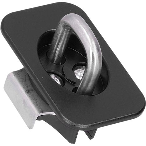 4 Étriers de taureau en acier inoxydable, ancrages latéraux de benne pour camion, remplacement pour F150 2015-2021, noir (1/5)