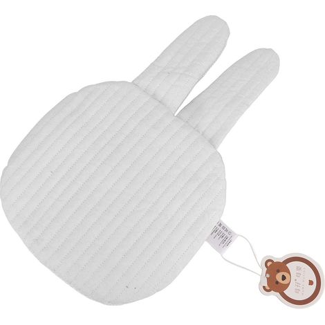 Coussin de sommeil pour bébé en coton, forme lapin, respirant, doux, portable, motif dessin animé, coussin d'allaitement pour nourrisson, 39 cm (1/5)