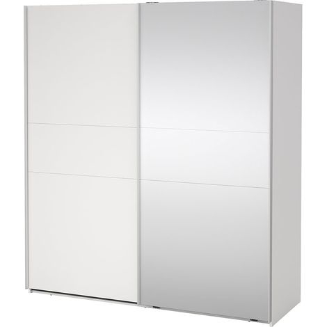 Como Schiebetürenschrank 2 Türen 180x200cm weiß. (1/5)