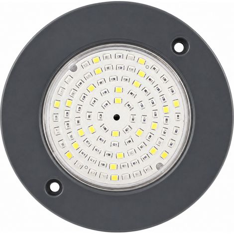 Foco LED RGBW (Colores y Blanco) para Piscina  6W 12V AC  Ø 11 cm Antracita