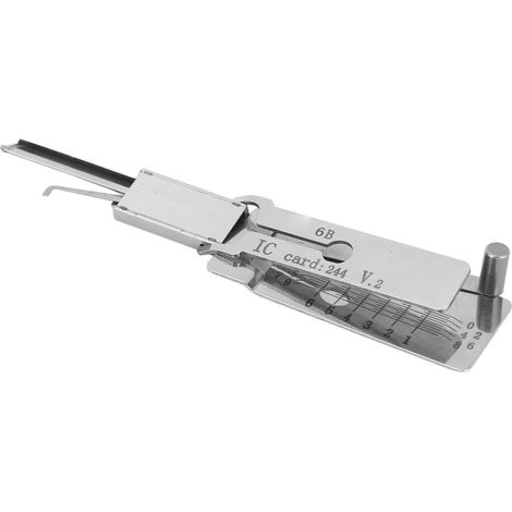 Handdecoder für den zivilen Gebrauch, Edelstahl, Einzelkopf, 6 Perlen, 2-in-1-Haken-Aufnahmedecoder (1/5)
