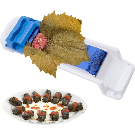 Weinblattrollmaschine, Sarma, Weinblattroller, Dolmer, Fleischroller, einfach zum Rollen von Fleisch und Gemüse (1/5)