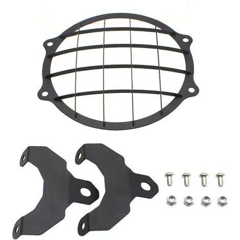 Compatible with Triumph Scrambler Speed400 stainless steel headlight cover and headlight mesh accessories (1/4)