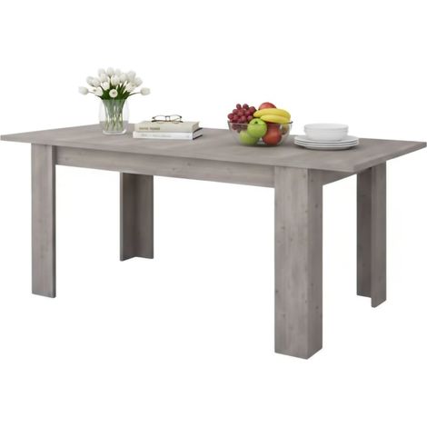 Dmora - Tavolo allungabile Artino, Consolle allungabile, Tavolo da pranzo allungabile, Consolle estensibile da cucina, 160/220x88h75 cm, Rovere