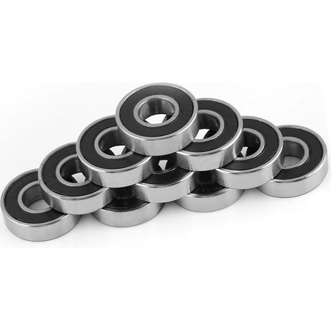 10 roulements à billes à gorge profonde 60012RS (12 x 28 x 8 mm), étanches en caoutchouc, durables et multi-usages (1/5)