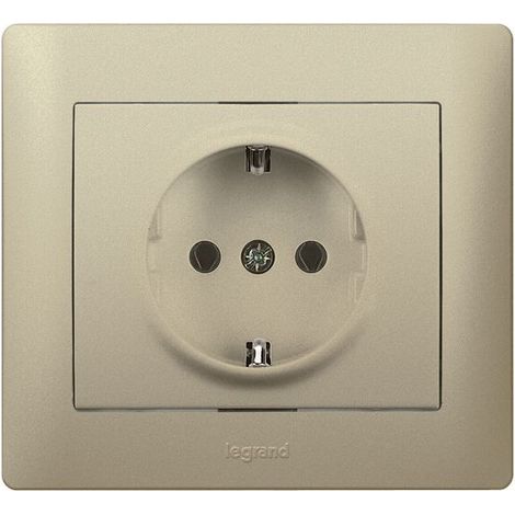 Legrand SCHUKOSTECKDOSE SL TITAN (771462 GALEA TI) (1/2)