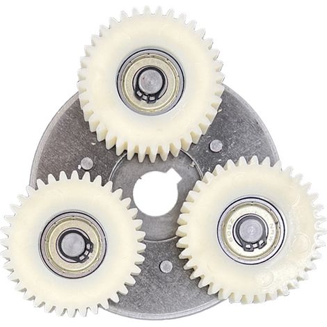 Couronne nylon 36 dents pour vélo électrique, compatible roulements 608ZZ, pignon robuste en polyamide pour motorisation, pièce de rechange durable (1/5)