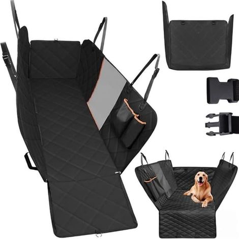 [02]Coussin pour chien de voiture - Protection de siège arrière - Tapis de protection pour chien et autres animaux de compagnie 1300 (1/3)