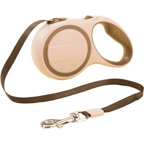 Laisse de dressage rétractable - KZQ - 3 mètres - Kaki - Pour chiens et chats - Ergonomique (1/3)