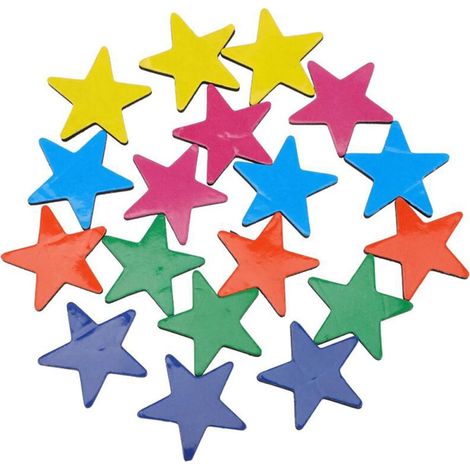 35 Aimants pour Réfrigérateur D’étoile, Finition Lisse, Aimants Eva Innovants pour Tableaux Blancs et Surfaces Métalliques, Pack de 35 Pièces Décoratives (1/5)