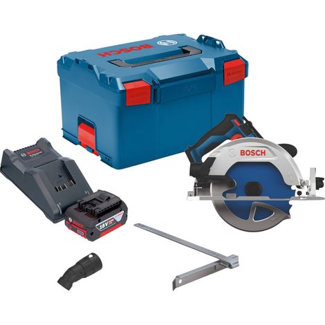 Bosch GKS 18V-68-2 Akku Kreissäge 18 V 190 mm Brushless + 1x Akku 4,0 Ah + Ladegerät + L-Boxx