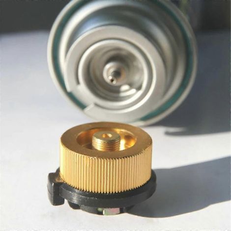 Convertisseur de gaz Gas Saver Plus, adaptateur de conversion pour réservoir de gaz, valve d'adaptation pour bouteille de gaz longue (1/4)