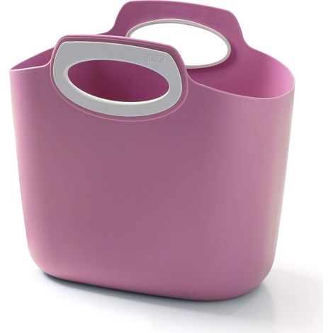 GF Garden for 2 Everyday Borsa-Contenitore in Plastica Morbida, con Maniglie, Borgogna (1/4)
