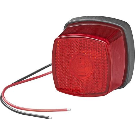 Luz de posici n trasera 9 30V roja 61 x 61 mm LED