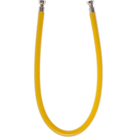 Amaflex Tubo per GPL/metano 1/2" FF m 1,5 in acciaio inox con guaina in PVC pressione max 0,5 bar (norma EN14800) (1/3)