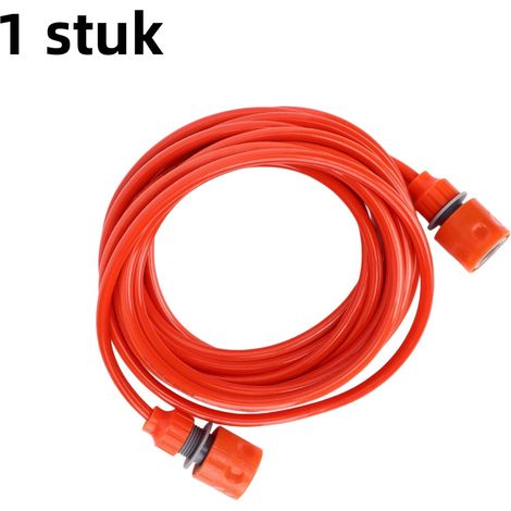 Tuyau haute pression pour lavage auto, tuyau d'arrosage et de nettoyage, adapté au jardinage et au lavage de voiture, orange (1/5)