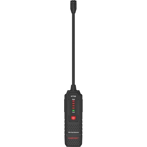 Détecteur de fuite de gaz, HT66 Détecteur gaz combustible, Portable Son Vibration Alarme, Detecteur Fuite Gaz Methane Propane (1/4)