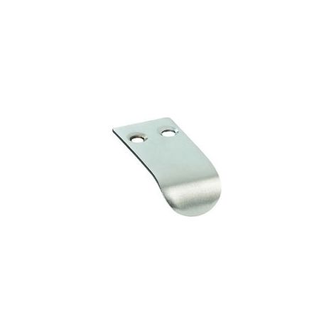 Poignée tirette laiton - Décor : Chromé satiné - Largeur : 22 mm - Longueur : 50 mm - Matériau : Laiton - CONFALONIERI