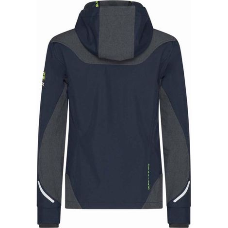 Chaqueta mujer - NINE WORTH - Florence 1502 Azul Marino / Amarillo Fluorescente T.XL (1/2)