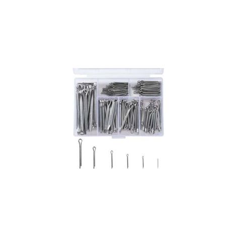230 Pièces Goupilles Fendues en Acier Inoxydable M1 M2 M2.5 M3 M4 M5 Goupille de Retenue Assortiment Kit avec Boîte de Rangement (1/4)