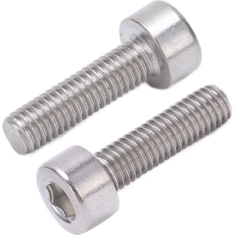 6 vis en alliage d'aluminium à tête plate hexagonale conique pour vélo de montagne (1/5)