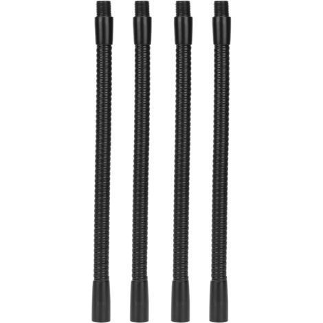 4 pièces col de cygne lampe tuyau aluminium 10mm calibre Flexible Table bureau lampe tuyau éclairage raccords 20cm (1/4)