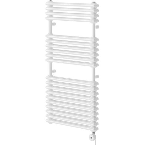 Hayes White 1140mm x 600mm Designer Digital Thermostatic Electric Heated Towel Rail (1/5)