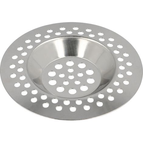 Crépine de lavabo / évier en acier inoxydable 8 cm.
