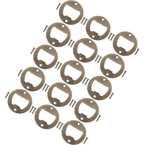 Kit de 15 Pièces Inserts en Métal pour Ouvre-bouteille Fait Maison, Accessoires Pratiques et Robustes pour Ouvrir Capsules de Bière Lors de Sorties en Plein Air (1/5)