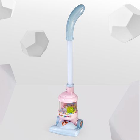Spielzeugstaubsauger, realistische Nachbildung eines Haushaltsstaubsaugers für Kinder, blau. (1/5)